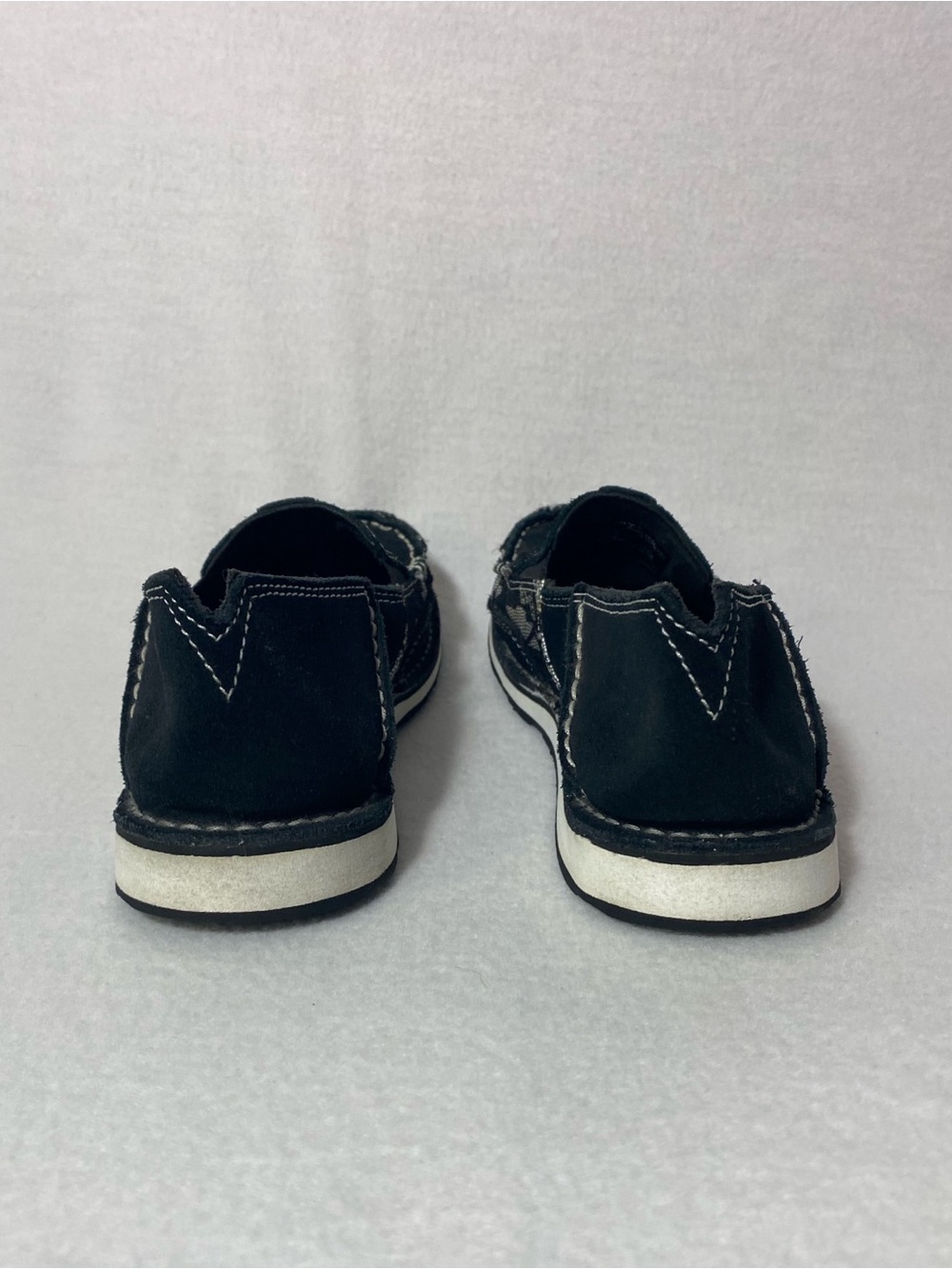 ARIAT Women’s Cruiser Shoes Black White Stitching Leather Slip On Loafer Size 9B - Picture 4 of 9